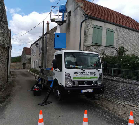 Véhicule SAS Bonny en intervention